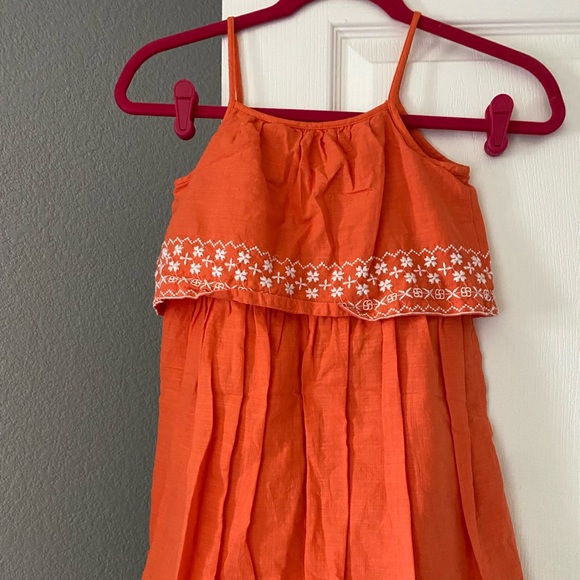 Gap Kids Orange Summer Dress Size Small - Picture 1 of 3